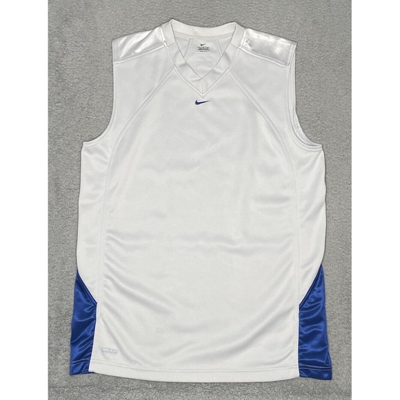 Nike Other - Nike Hoop Tech Dri-Fit Basketball Jersey Shirt‎ Center Swoosh Logo Mens Large